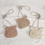 Cute Korean Cartoon PU Kids Crossbody Bags for Toddler Girls.