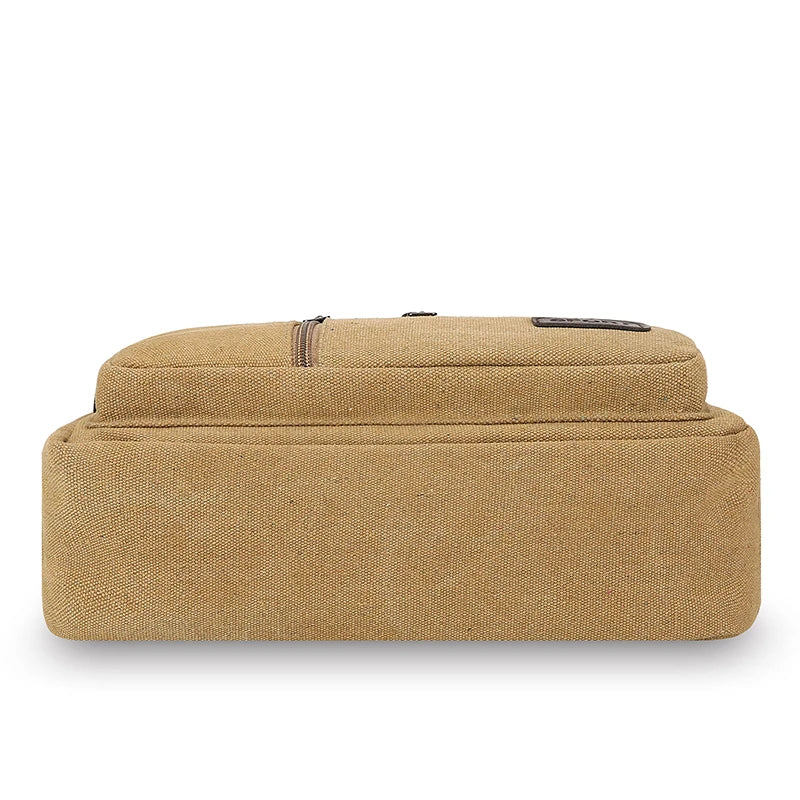 Men Canvas Shoulder Bags Casual Tote Travel Men's Crossbody Bag.