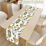 Ramadan Kareem Polyester Table Runner Decoration For Home Islamic Muslim Party Supplies Gift EID Mubarak