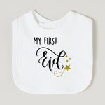 Moon Star My First Ramadan Baby Bibs Boys Girls Cotton Bib Newborn Saliva Bib Eid Mubarak Muslim Islamic Festival Keepsake Gift