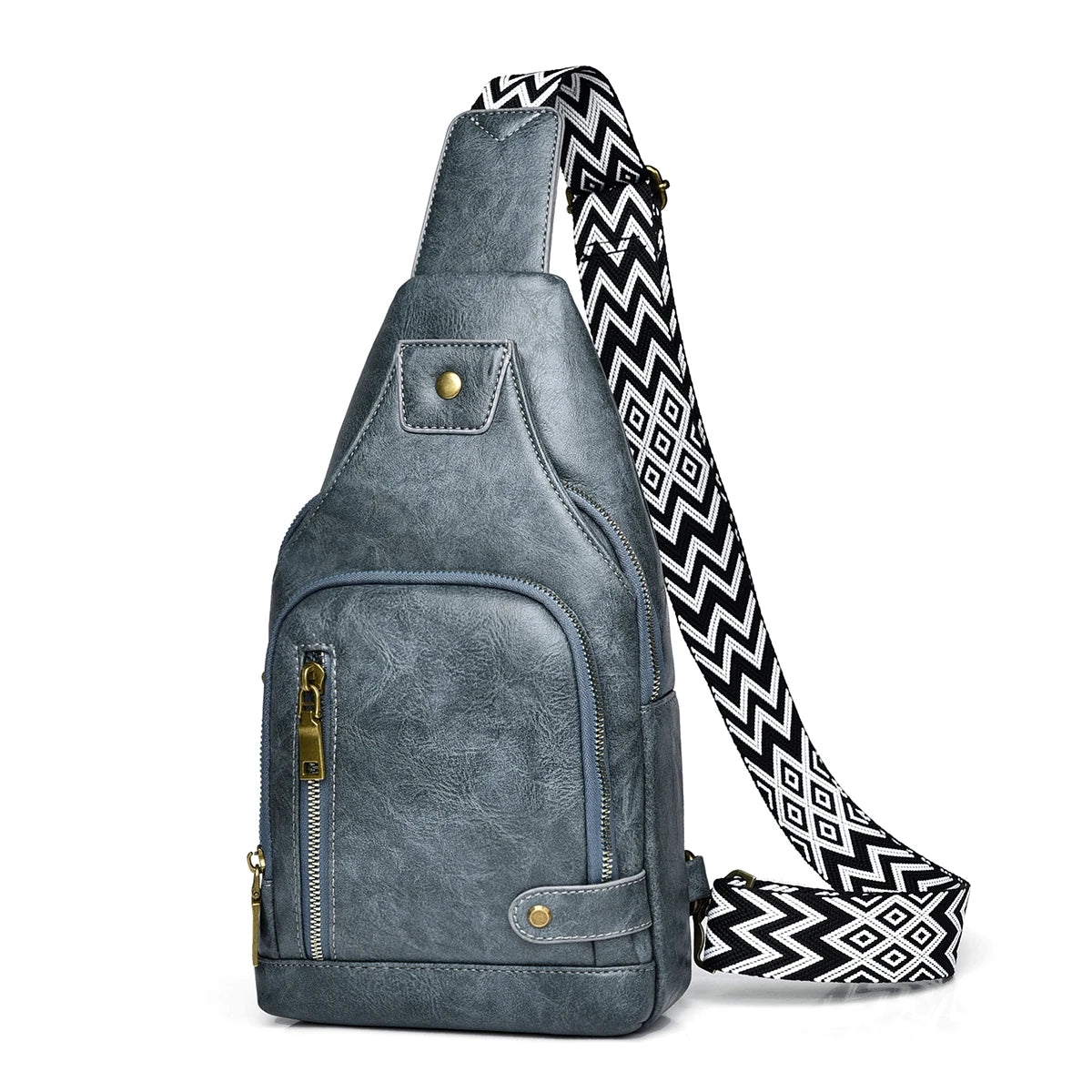New Shoulder Bag Man  Casual Chest Business Male MultiFunctional Bag.