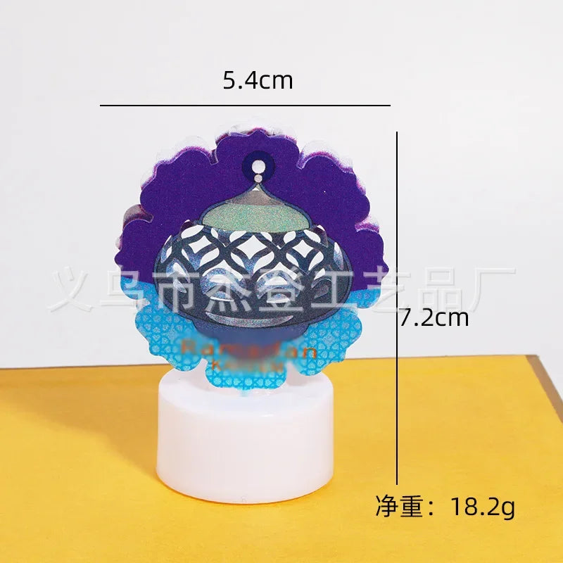 Eid Mubarak Candle Light Ramadan Decoration for Home Ornaments Eid Al-Fitr Kareem Festival Islamic Muslim Party Decor