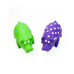Pet Latex Pig Toy - Squeaky, Spotted, Durable Chew & Molar Toy for Dogs, Pet Puzzle Supplies