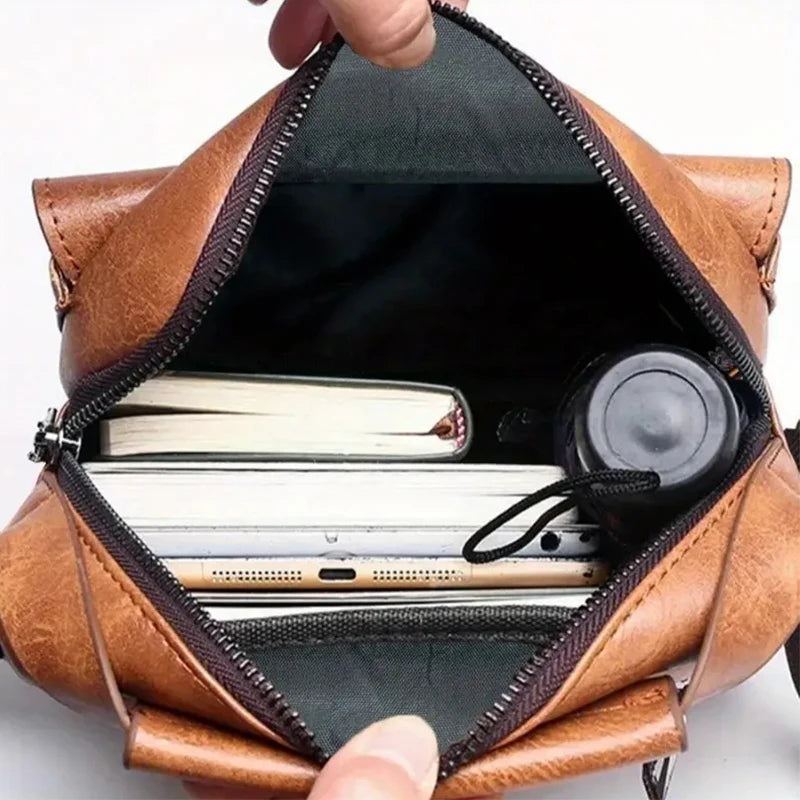 Men's bags with a slanted strap.