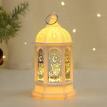 Ramadan Decoration 2026 LED Star Moon Candlestick Lamp