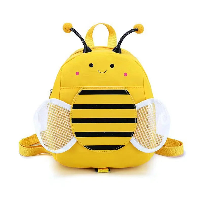 Kids Stuff  Cute Bee Style Backpack Kids School Bag Fashion Anti-loss Large Capacity Handbag.