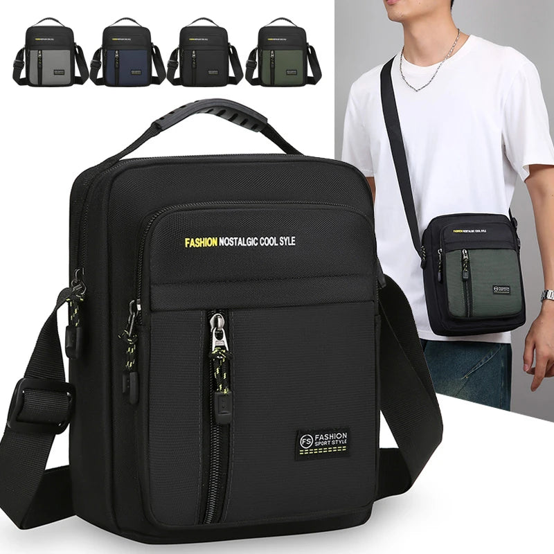 Men Crossbody Bag Single Shoulder Bags Big Capacity Storage Bag.