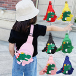 Cute Dinosaur Kids Backpack Girls Boys Sling Bag Kids Bag Child Waist Bag.