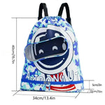 Children's Swimming Bag Kids Waterproof Storage Shoulder Packs Hand Luggage Backpack.