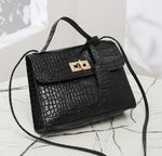 Crocodile print  hand bag for Women.