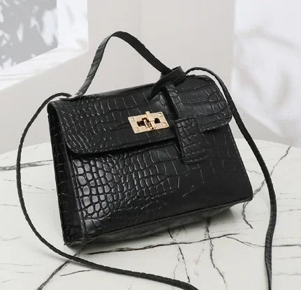 Crocodile print  hand bag for Women.