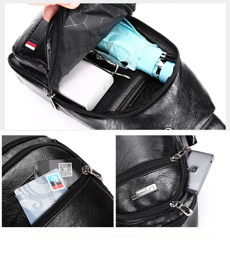 New Trend Chest Bag for Men, Single Shoulder Bag.
