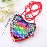 Decorative Kids Tote Bag Heart/Round Shape Shoulder HandBags Kids Coin Purse Bag.