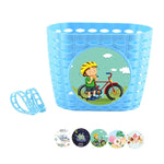 Kids Bike Basket for Boy Girl Front Bicylcles Handlebars Waterproof Basket with Fastens Strap.