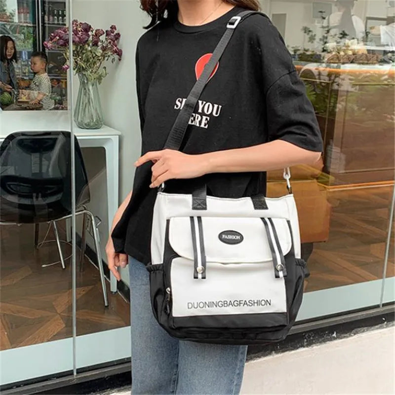 Women's Tote Bag, Large Capacity Daily Handbag, Travel Bucket Shoulder Bag.