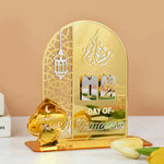 Acrylic Ramadan Countdown Calendar Gifts Day of Ramadan Calendar with Replacing Number 2026 Eid Mubarak Home Decoration Ornament