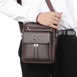 Men Crossbody Shoulder Bags Waterproof Vintage Men Handbags Large Capacity.