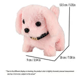 Pet Companion Battery Operated Toy Plush pet electronic interactive toy  walking barking wagging tail Simulation puppy