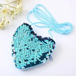 Decorative Kids Tote Bag Heart/Round Shape Shoulder HandBags Kids Coin Purse Bag.