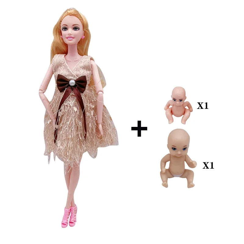 Handmade 11.5Inches Pregnant Doll Mom
