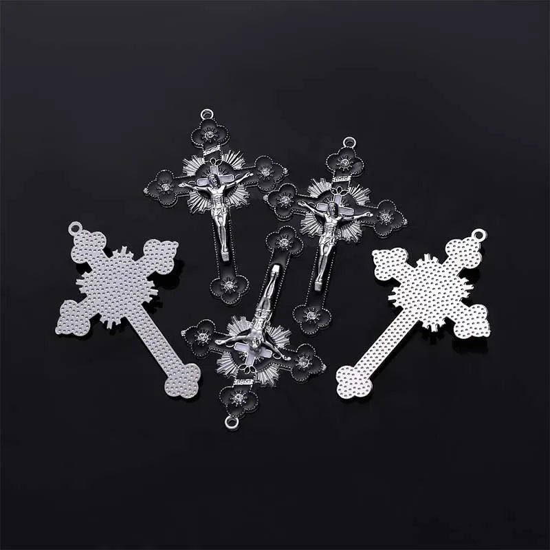 New Religious Jesus Cross Jewelry Craft Pendant, Handmade Pendant Cross Charm Pendant Jewelry Gift