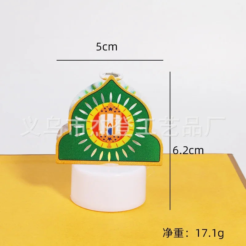 Eid Mubarak Candle Light Ramadan Decoration for Home Ornaments Eid Al-Fitr Kareem Festival Islamic Muslim Party Decor