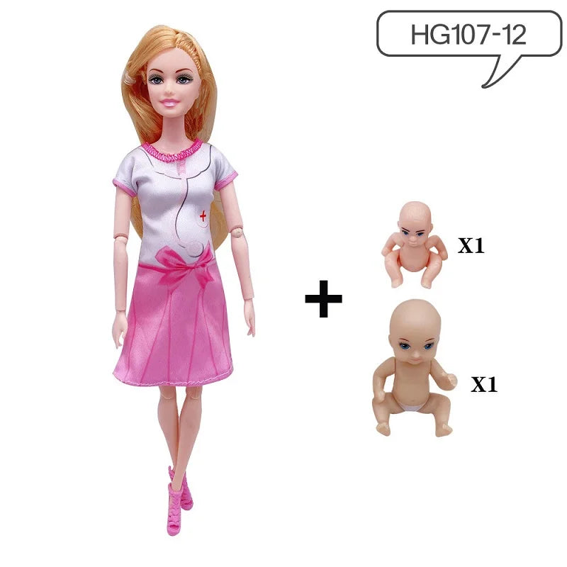 Handmade 11.5Inches Pregnant Doll Mom