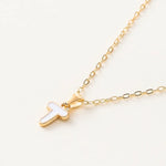 Name Initial Necklace For Women Simple Enamel A-Z Alphabet Pendants Choker Letter Necklaces Fashion Clavicle Chain Jewelry Gifts