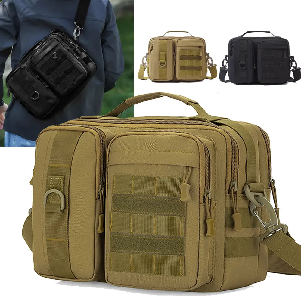 Trekking Tactical Handbags Shoulder Bag Camping for Men.