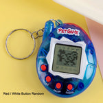 168 Pet Game Machines, Virtual Feeding Animals, Feeding Elves Classics Video Game Machines and Cute Backpack Keys, Creative Holi
