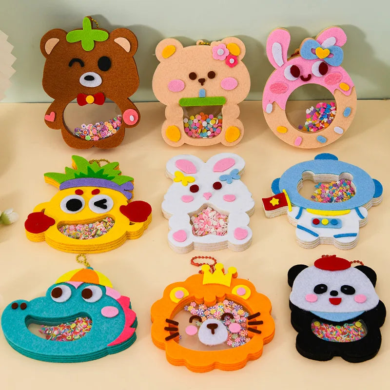 Animal Shake Pendant Art Craft Kits for Kids