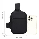 Mini Chest Bag for Men Women Casual Sling Shoulder Crossbody Pack.