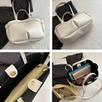 Women Tote Bag Underarm Bag Large Capacity PU Leather Shoulder Bag.