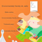 24PCS/Set Large Particle Paper Puzzle