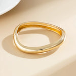 Bracelet for Women Design Sense Fashion Trend Metal Smooth Water Drop Jewelry Sterling Silver 925