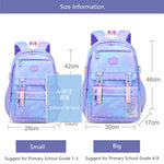 Kids Backpack for Girls School Bags for Middle School Students Waterproof Large Capacity Book Bag.