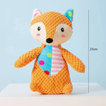 Pet Plush Toy Cat Dog Puzzle Toy Cute Animals Bite Resistant Interactive Squeaky Pet Dog Teeth Cleaning Chew Toy