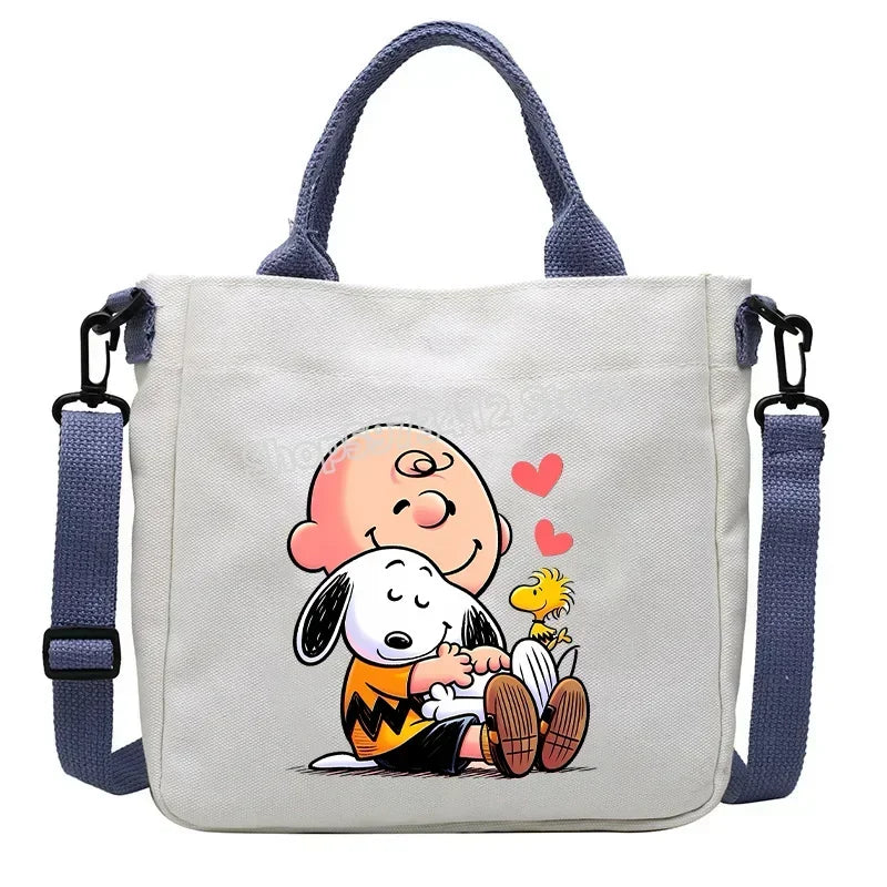 Snoopy Handbag Cartoon Children's Shoulder Bag Boys Girls.