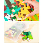 24PCS/Set Large Particle Paper Puzzle