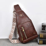 New Shoulder Bag Man  Casual Chest Business Male MultiFunctional Bag.