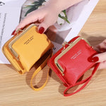 Women's Fashion Wrist Strap Short Zero Wallet