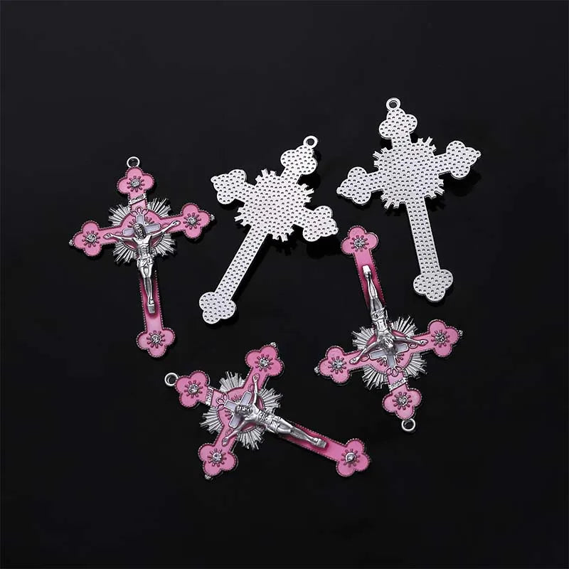 New Religious Jesus Cross Jewelry Craft Pendant, Handmade Pendant Cross Charm Pendant Jewelry Gift