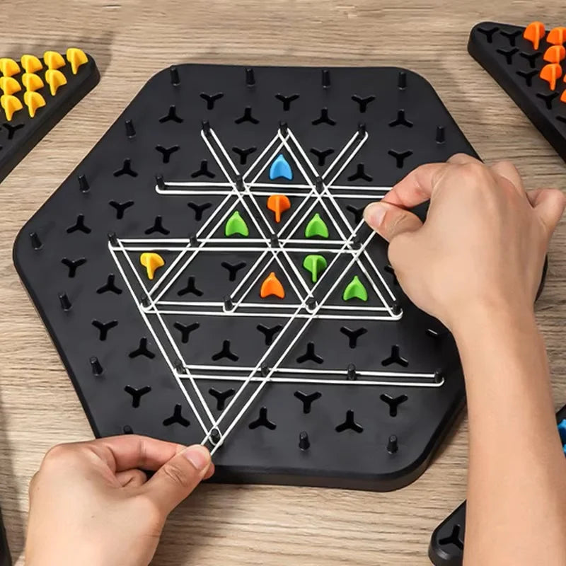 Triangle Link Chess Puzzle Toy