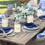 12pcs Ramadan Kareem Islamic Traditional Moon and Mosque Patterns Warm Festival Decoration, Lighting Up Your Ramadan Celebration