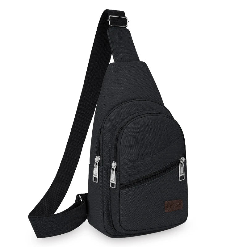 Men's crossbody bag, shoulder bag, chest bag, easy to carry, suitable for daily work.