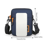 Men's Business Shoulder Bag Casual Man's Messenger Durable Waterproof Oxford Cloth Bag.