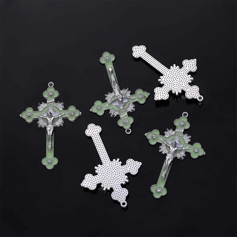 New Religious Jesus Cross Jewelry Craft Pendant, Handmade Pendant Cross Charm Pendant Jewelry Gift