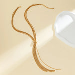 Long Chain Knotted Necklace for Women Trendy Charms Tassels Fashion Wedding Neck Jewelry Accessories
