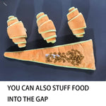 Pet plush toys, delicious crispy croissants, bread rolls, core packs, cat and dog toys, happy puzzle toys