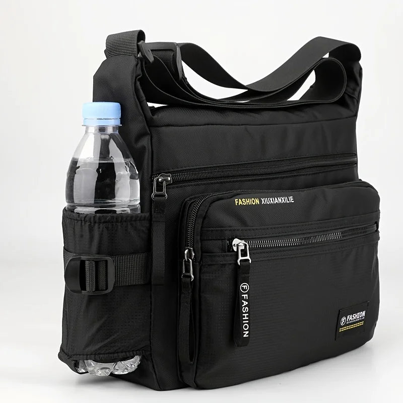 Multifunctional Crossbody Bags for Men, Nylon Waterproof Shoulder Bag, Luxury Design